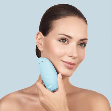 GESKE German Beauty Tech Elektrische Gesichtsreinigungsbürste SmartAppGuided™ Sonic Thermo Facial Brush & Face-Lifter 8 in 1, Packung (Gerät & USB-Ladekabel), 2-tlg., Gerät inkl. kostenloser APP (SmartAppGuided Device), Mit der GESKE App erhältst Du deine personalisierte Hautpflegeroutine.