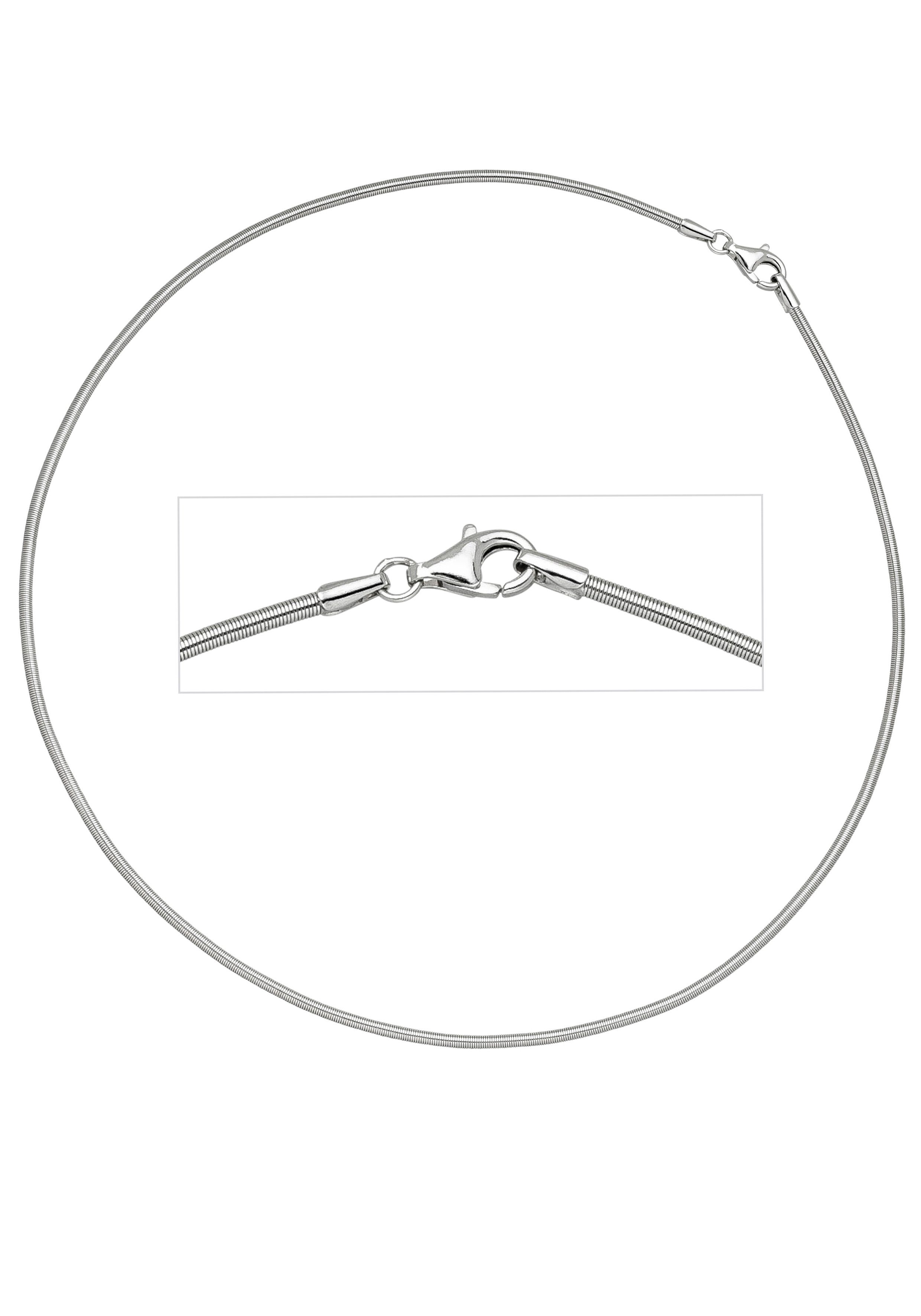 JOBO Halsreif Kette rhodiniert, 925 Silb...
