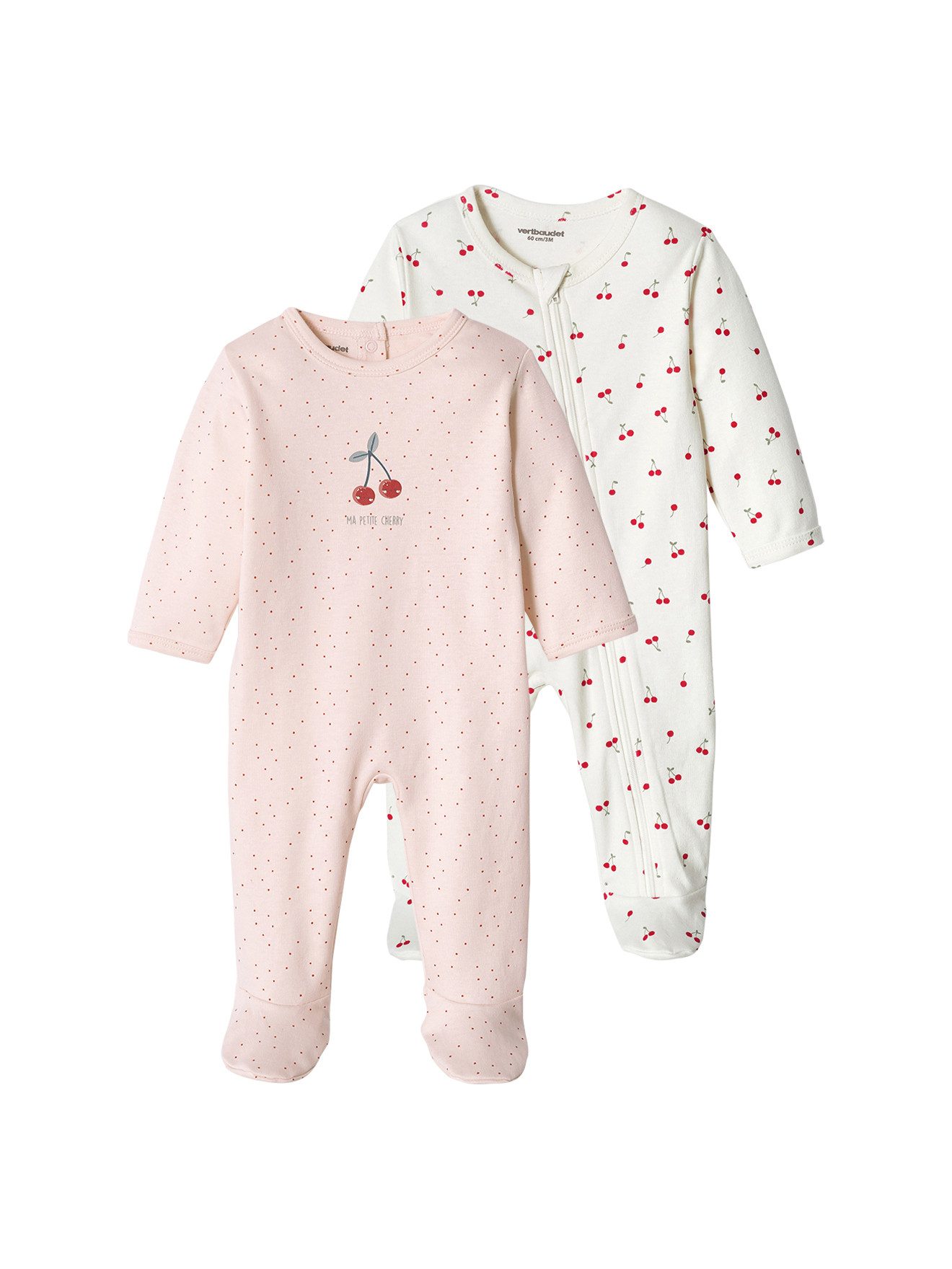 Schlafanzug 2er-Pack Mädchen Baby Strampler