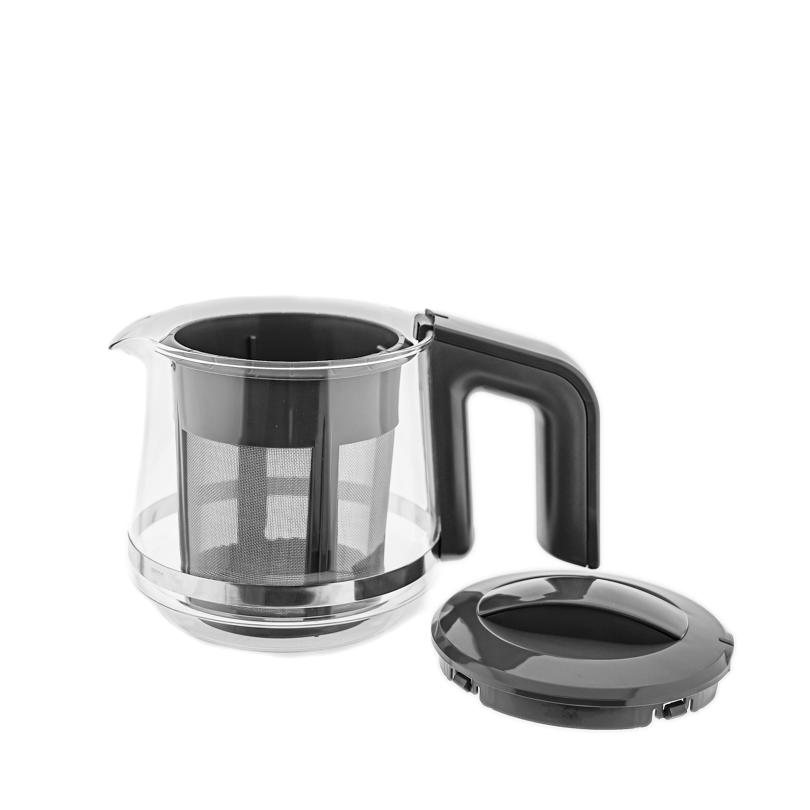 Mulex Wasser-/Teekocher Tee Express 2-in-1 Teekocher & Wasserkocher - 1L + 2L, 1650W - Grau, 1650 W