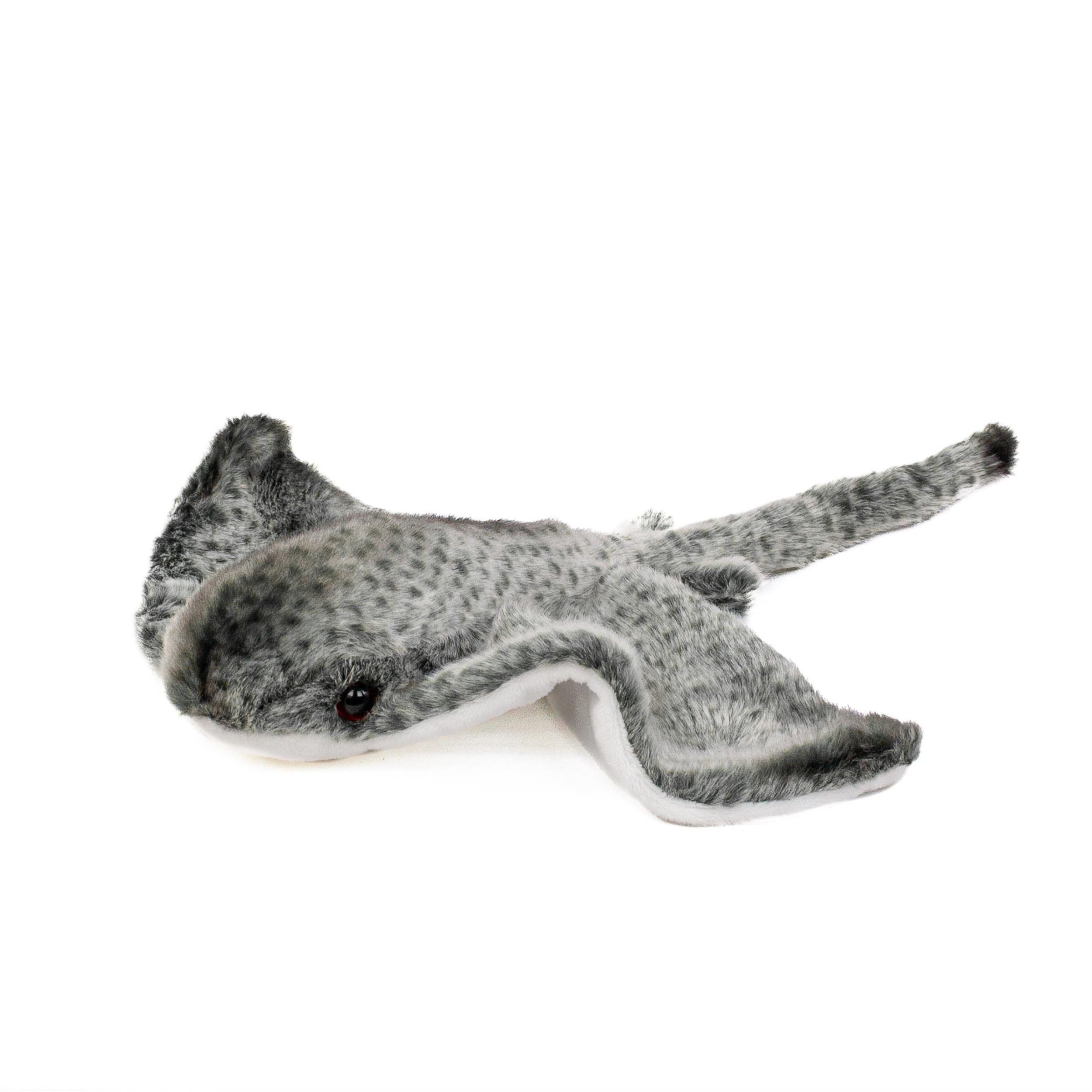 Teddys Rothenburg Kuscheltier Rochen grau 43 cm Fisch Plüschrochen