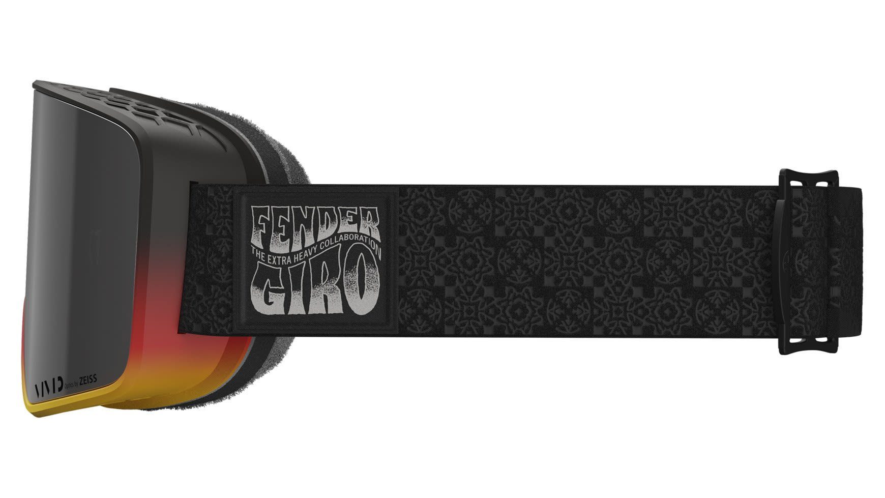 Accessoires Smoke Giro 2023 Fender Modell / - - Psych infrared Giro Vivid Vivid Skibrille Method Black