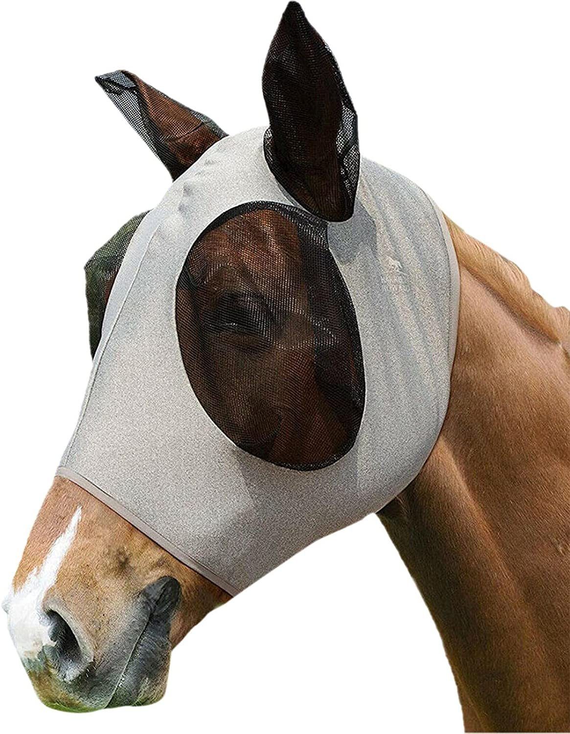 Grau Pferd zggzerg Zggzerg Hervorragender Fliegenmasken Komfort Fliegenmaske