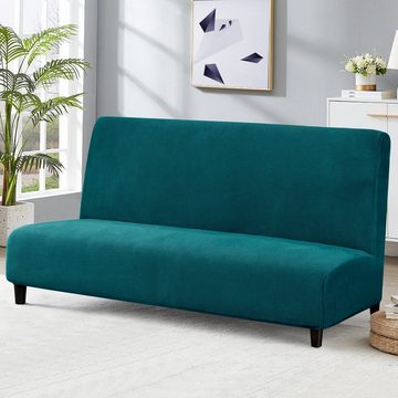 Sofahusse Elastische Stretch Spandex Sofabezug ohne Armlehnen, SUBRTEX, mehrere Farben, einfache Installation