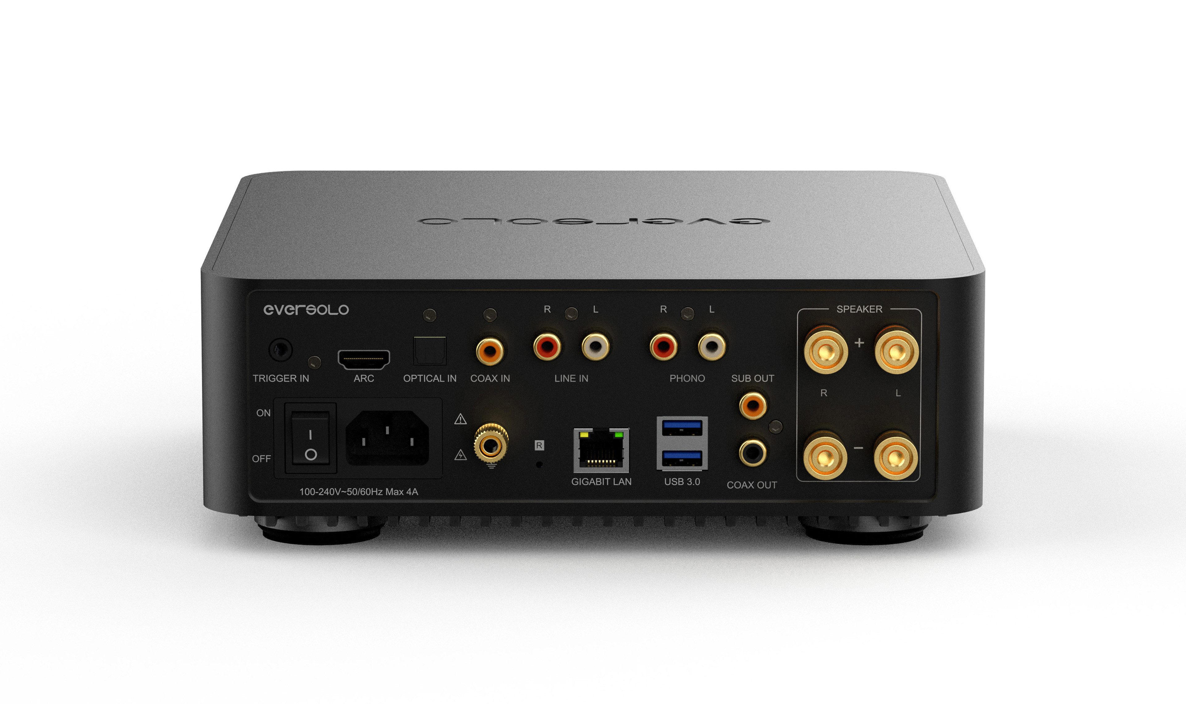 Eversolo Play Audioverstärker (Anzahl Kanäle: 2, 220 W, All-In-One, Streaming, DAC, Verstärker)