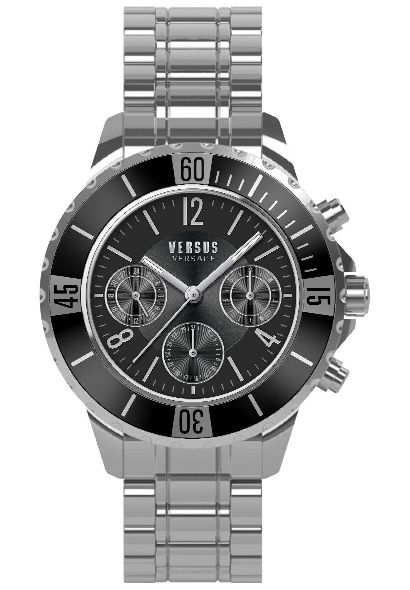 Versace Chronograph Chronograph für Herren, (1-tlg., Armbanduhr)