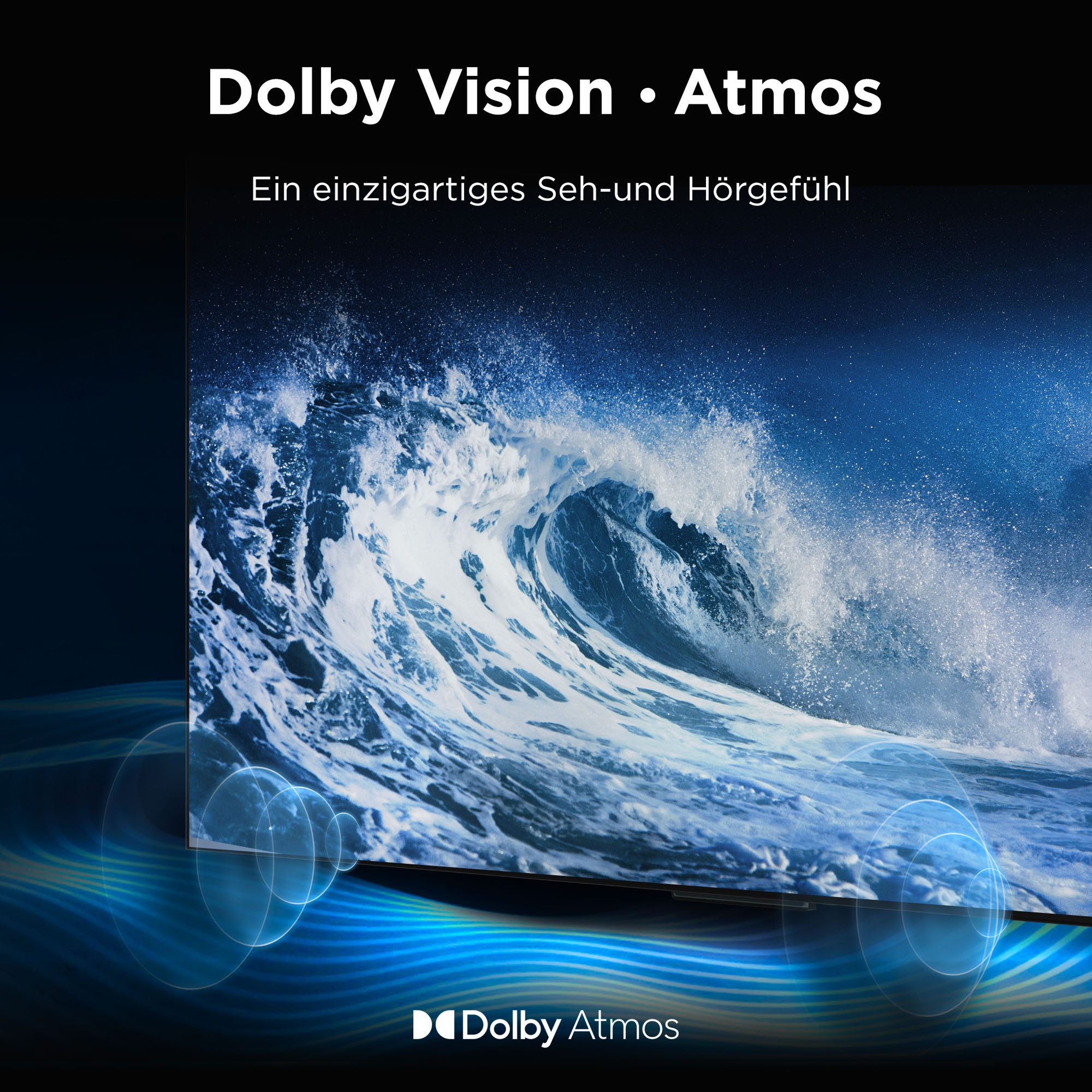 TCL 75P71KX1 QLED-Fernseher (189 cm/75 Zoll, 4K Ultra HD, Smart-TV, Google TV, Multi-HDR, Dolby Vision, Smart TV, Airplay2, Dolby Atmos, Game Master)
