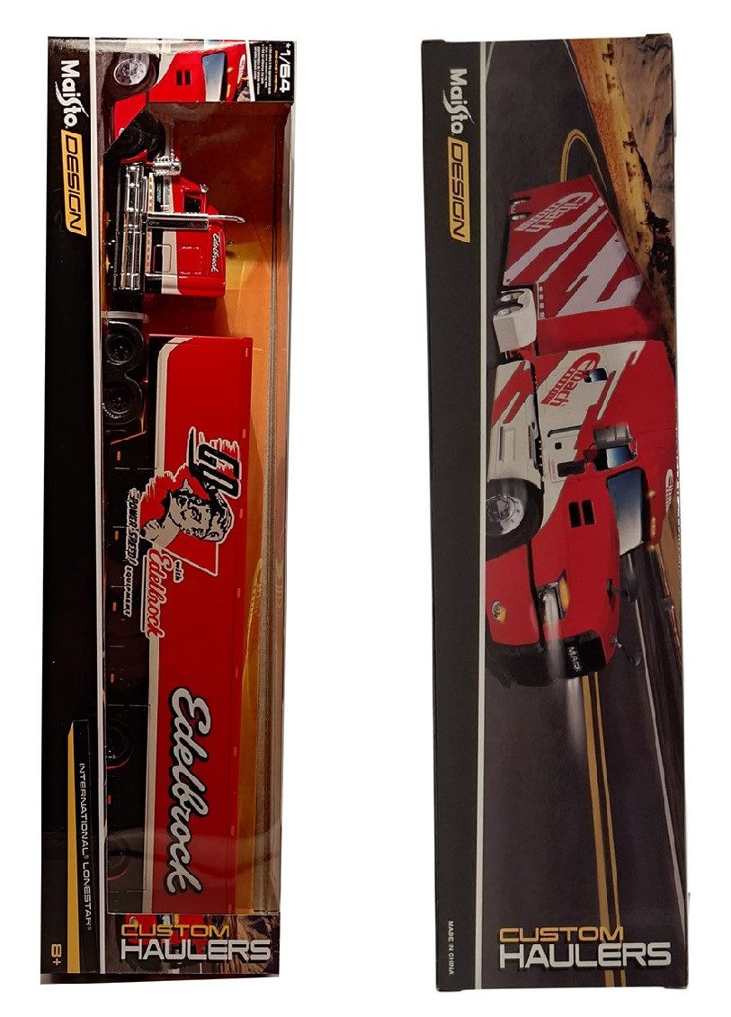 Bburago Spielzeug-LKW Bbaurago Custom Haulers International Lonestar Edelbrock Truck