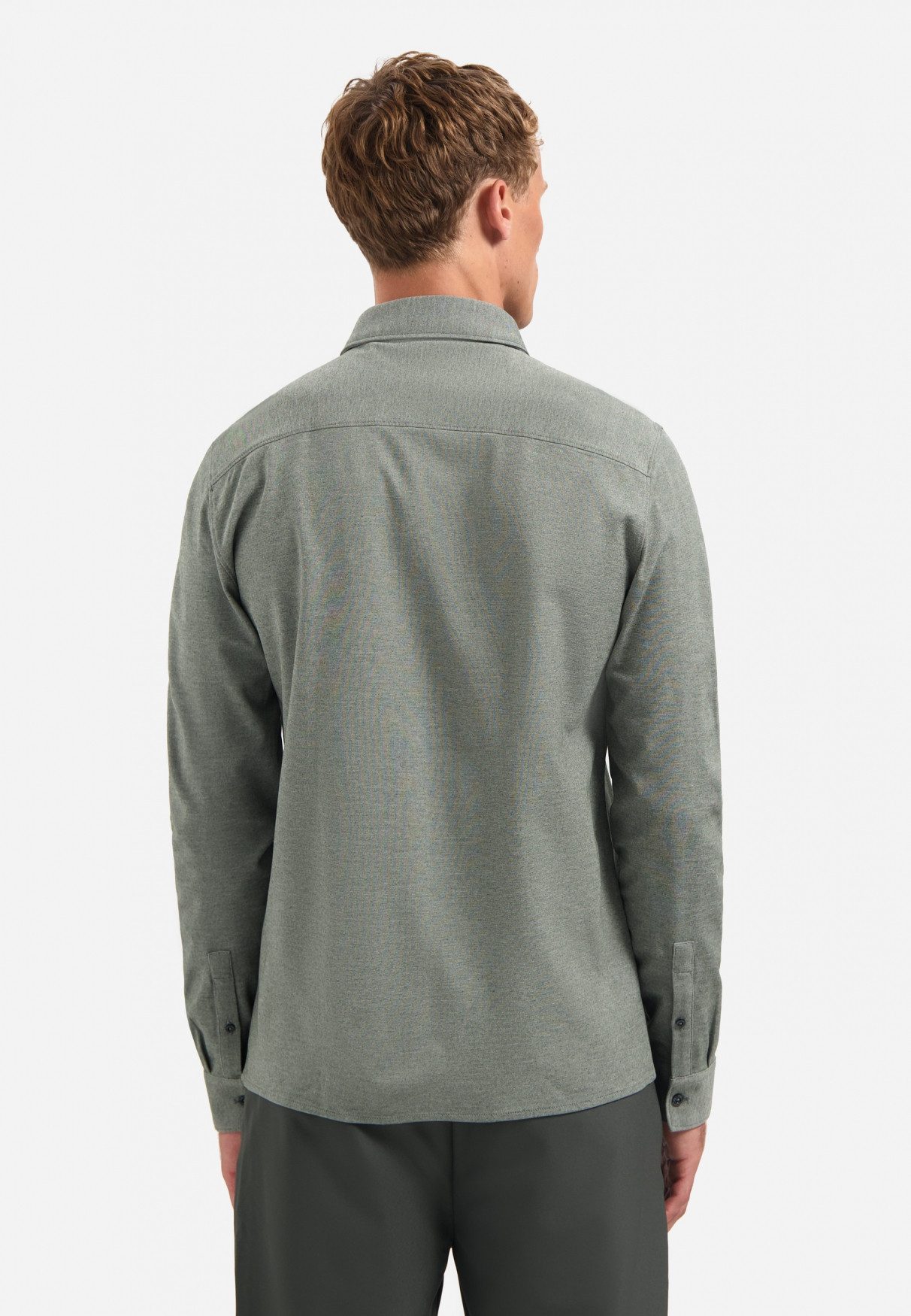 NO EXCESS Langarmhemd No Excess Meliertes günstig online kaufen