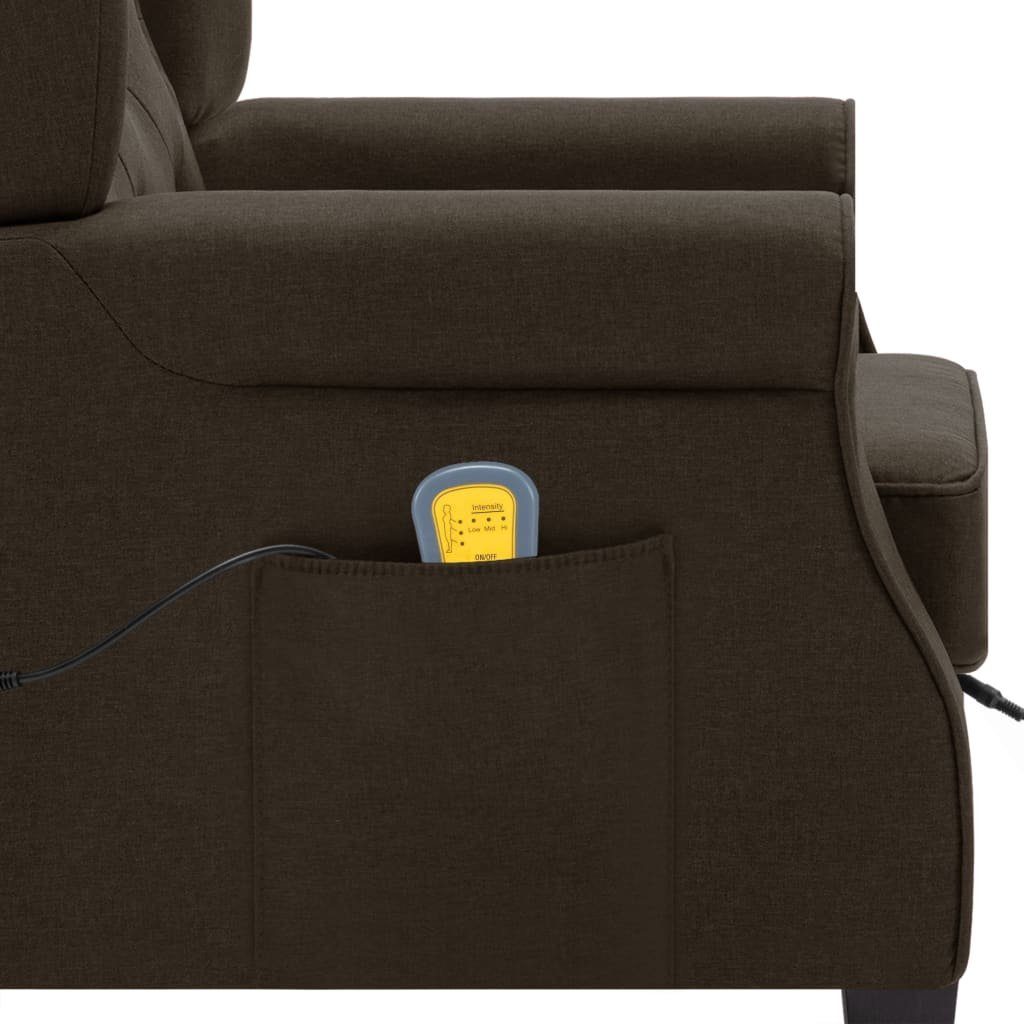 Fußhocker 110 Relaxsessel Braun mit DOTMALL belastbar Massagesessel (2-St., bis Fernsehsessel), kg