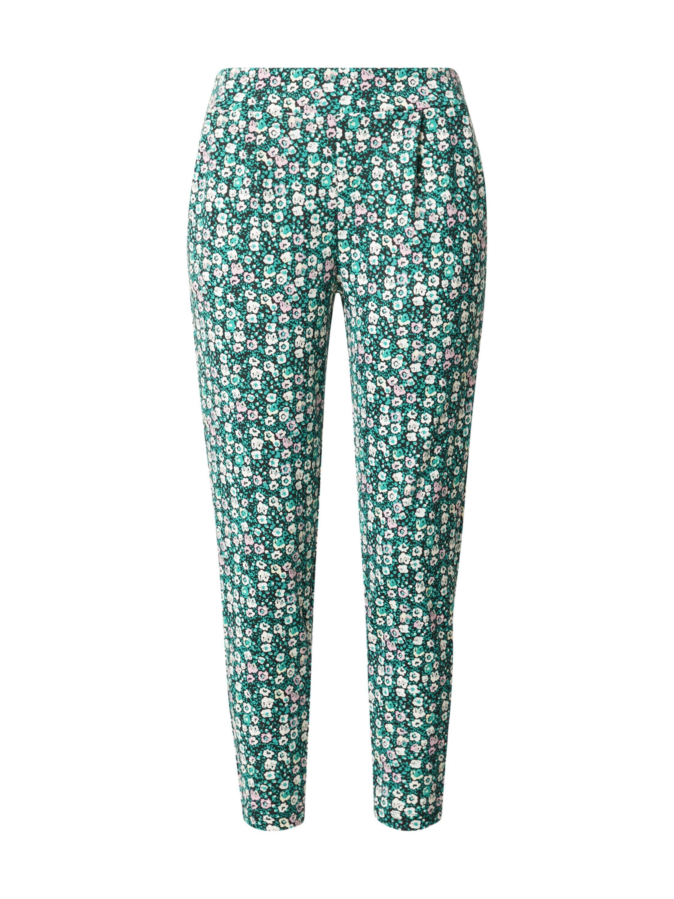 Ichi Bundfaltenhose Kate (1-tlg) Falten Holly Green (165932)