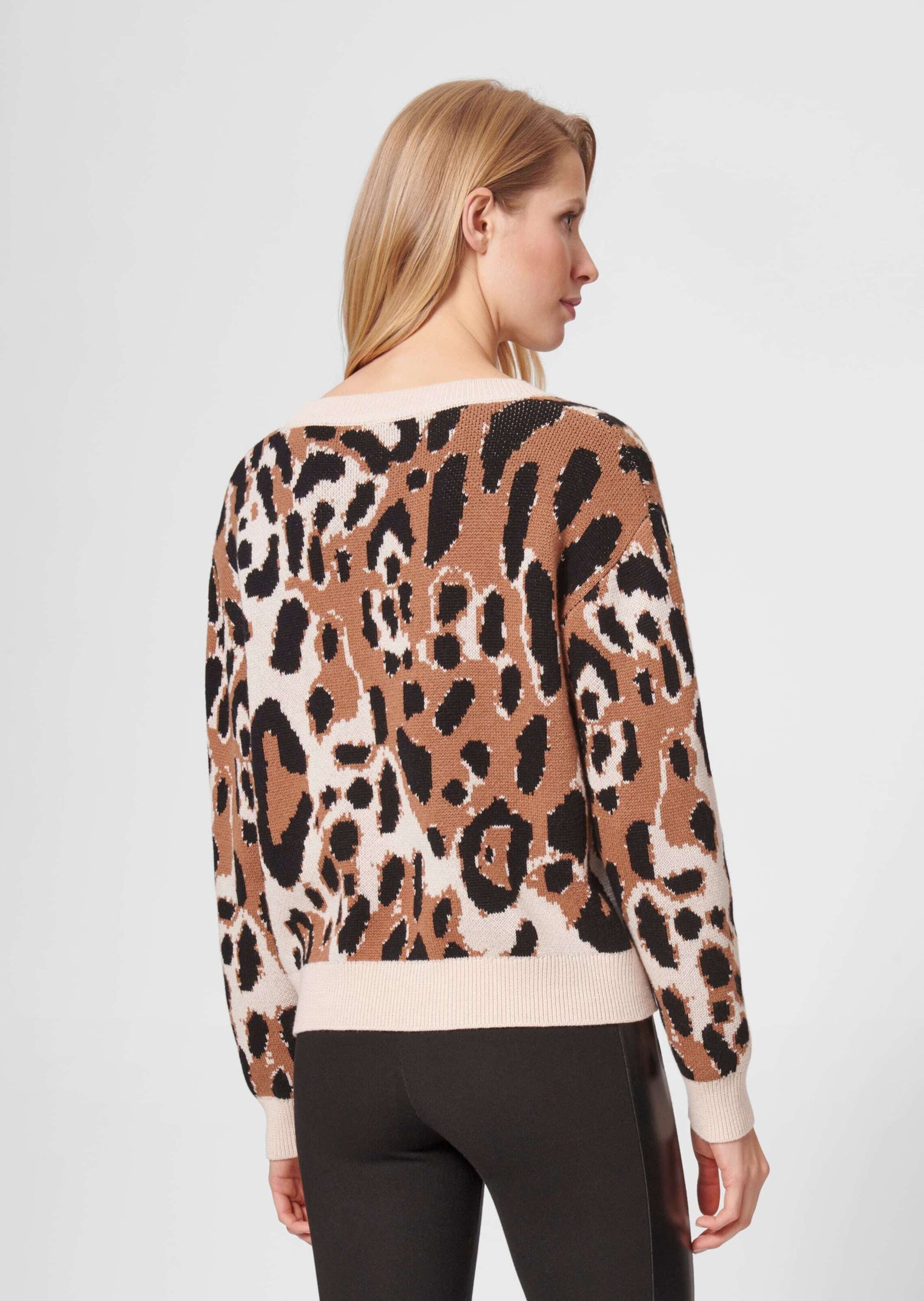 MADELEINE Strickpullover Pullover mit Animalmuster