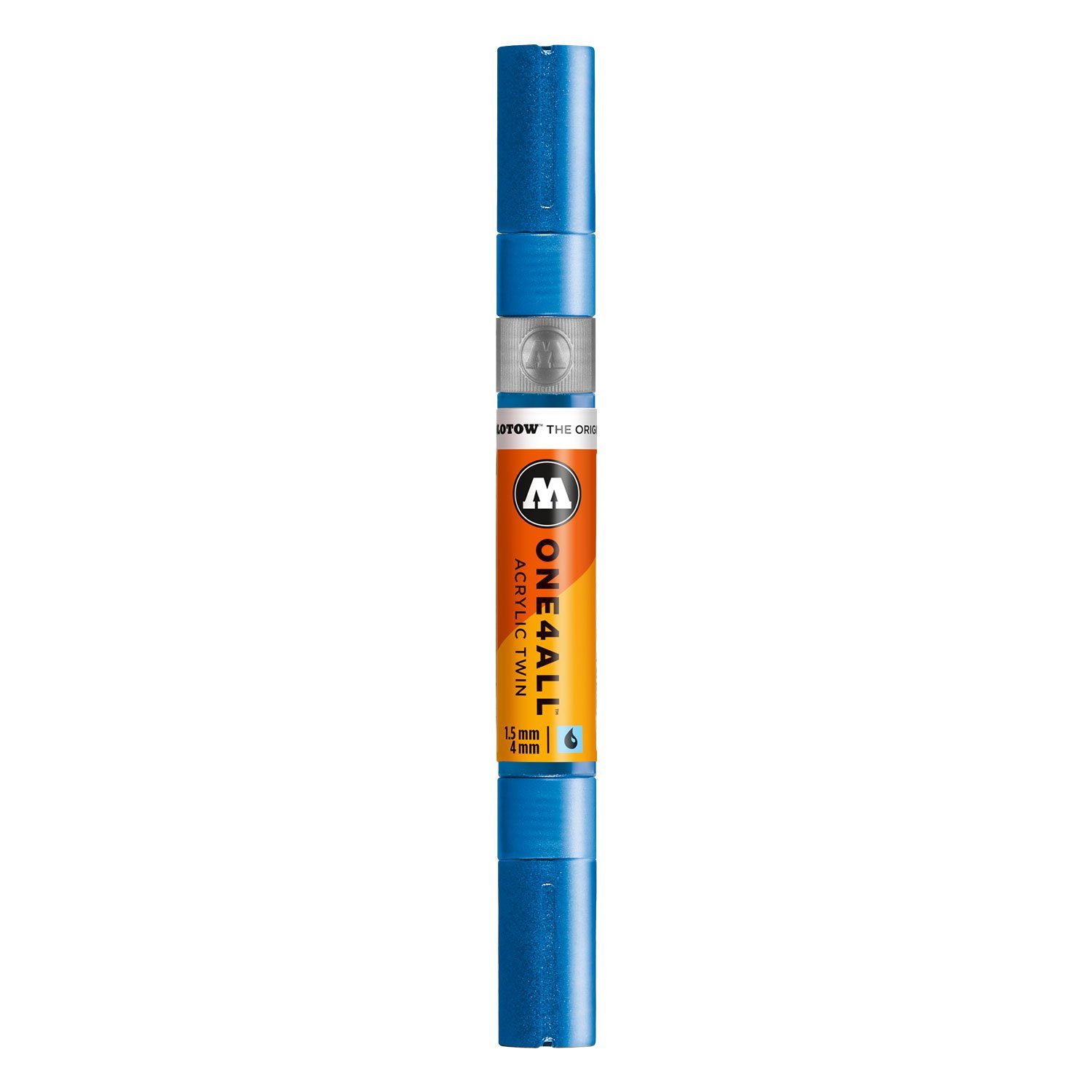 MOLOTOW Marker ONE4ALL Acrylmarker TWIN Metallic blau