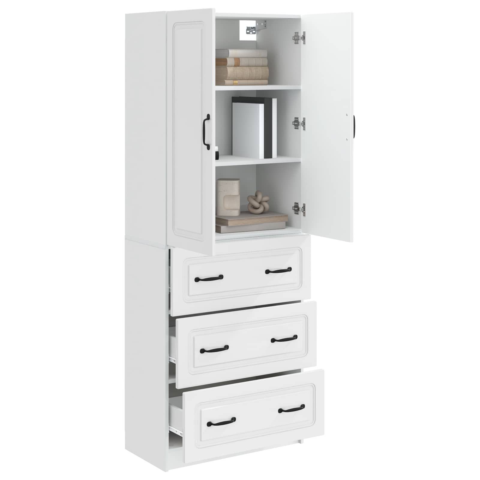 vidaXL Schranksystem Schrankset 2 stk. 66 x 34,5 x 87 cm Holzwerkstoff (2-St)