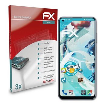 atFoliX Schutzfolie Displayschutzfolie für Realme 10, (3 Folien), Ultraklar und flexibel