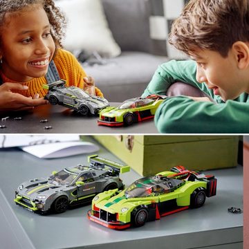 LEGO® Konstruktionsspielsteine Aston Martin Valkyrie AMR Pro & Aston Martin Vantage GT3 (76910), (592 St), LEGO® Speed Champions