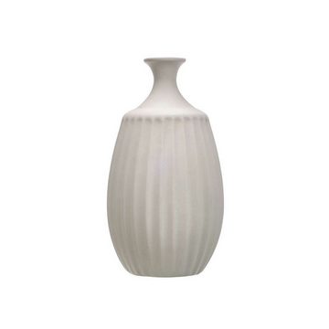 Gift Decor Dekovase Vase Grau aus Keramik 27 x 48 x 27 cm
