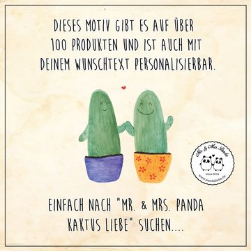 Mr. & Mrs. Panda Kette mit Gravur Kaktus Liebe - Geschenk, Liebesnachricht, Paar, Freundin Geschenk, Ge (1-tlg), Filigranes Design