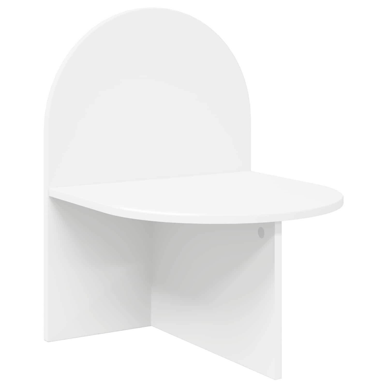 vidaXL Nachttisch 48 x 49 x 65 cm Nachttisch Nachtschrank Nachtkommode Weiß 48x49x65 cm