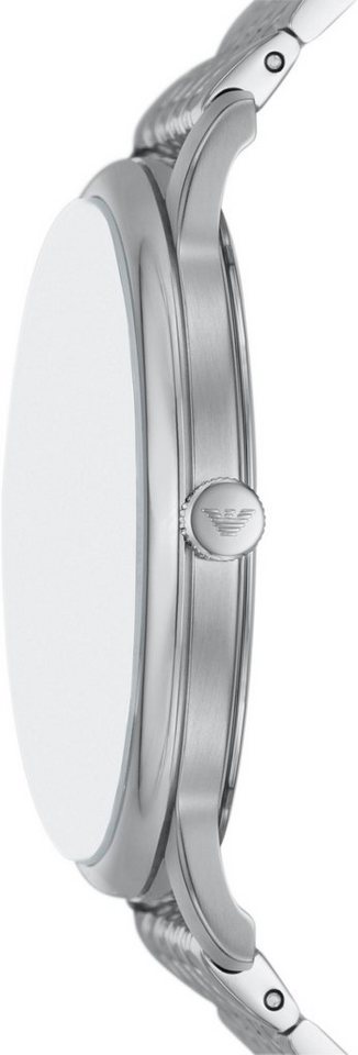 Emporio Armani Quarzuhr, Schnörkellose Herrenarmbanduhr