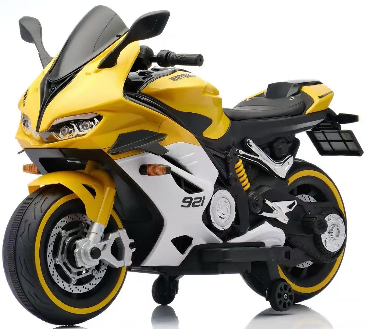 BoGi Elektro-Kindermotorrad Elektro-Kindermotorrad BJFT921 12V 2x55W USB/Bluetooth 130x55x87 cm, Fahrspaß für Kinder mit Stil – das BJFT921 Kindermotorrad