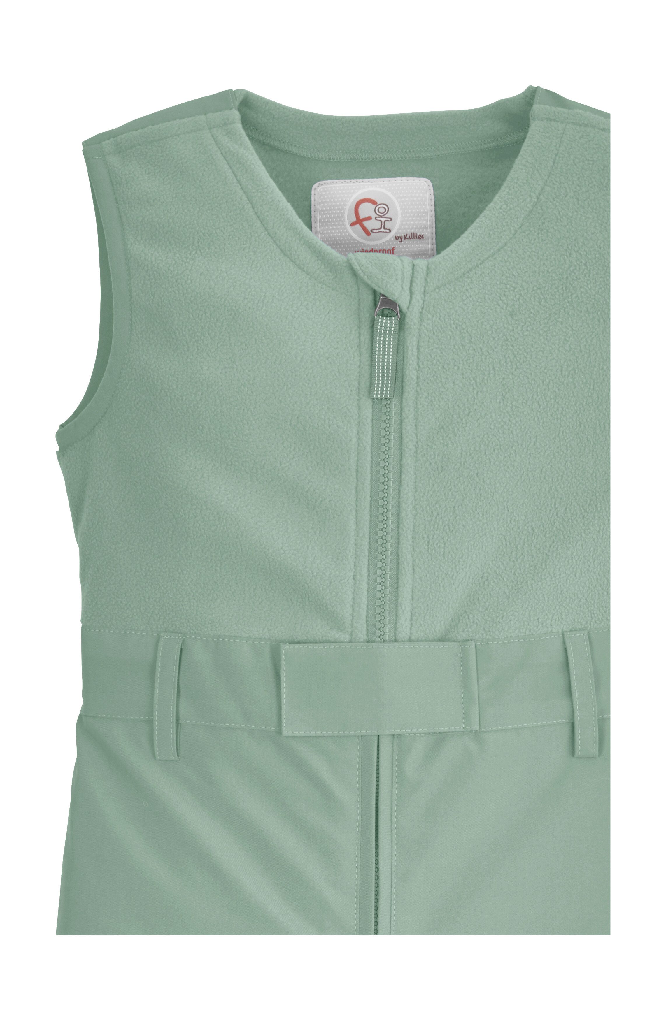 first instinct by killtec Skihose FISW 34 MNS SKI PNTS Wasserdichte, wärmende Latzhose mit Schneefang und Grow-Up-Funktion