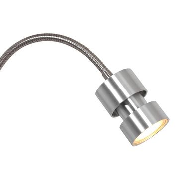 click-licht LED Wandleuchte LED Wandleuchte Natasja Led in Silber 7W 480lm GU10, keine Angabe, Leuchtmittel enthalten: Ja, LED, warmweiss, Wandleuchte, Wandlampe, Wandlicht