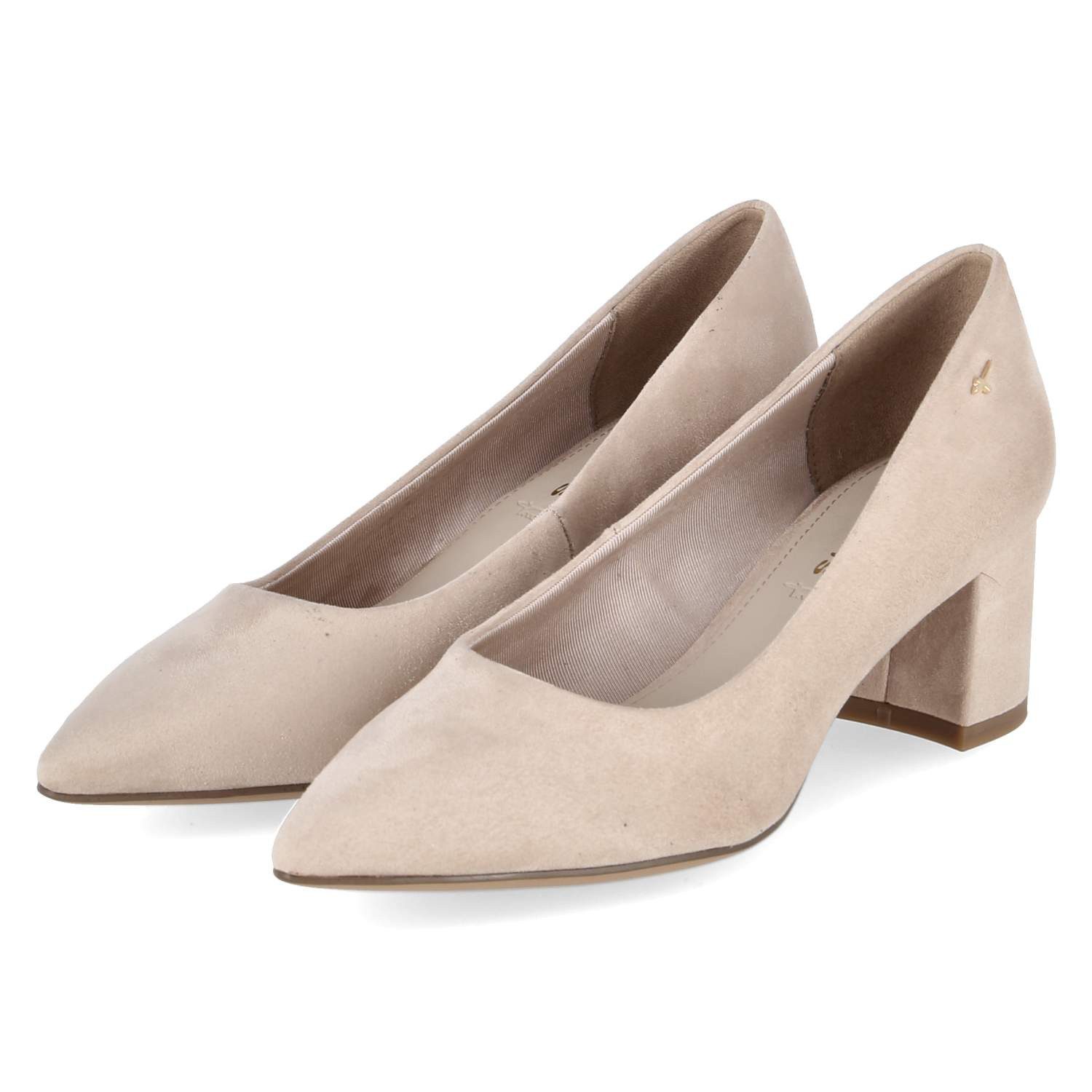 Tamaris Tamaris Klassische Pumps 1-22413-47-418 Damen Textil beige Keilpumps