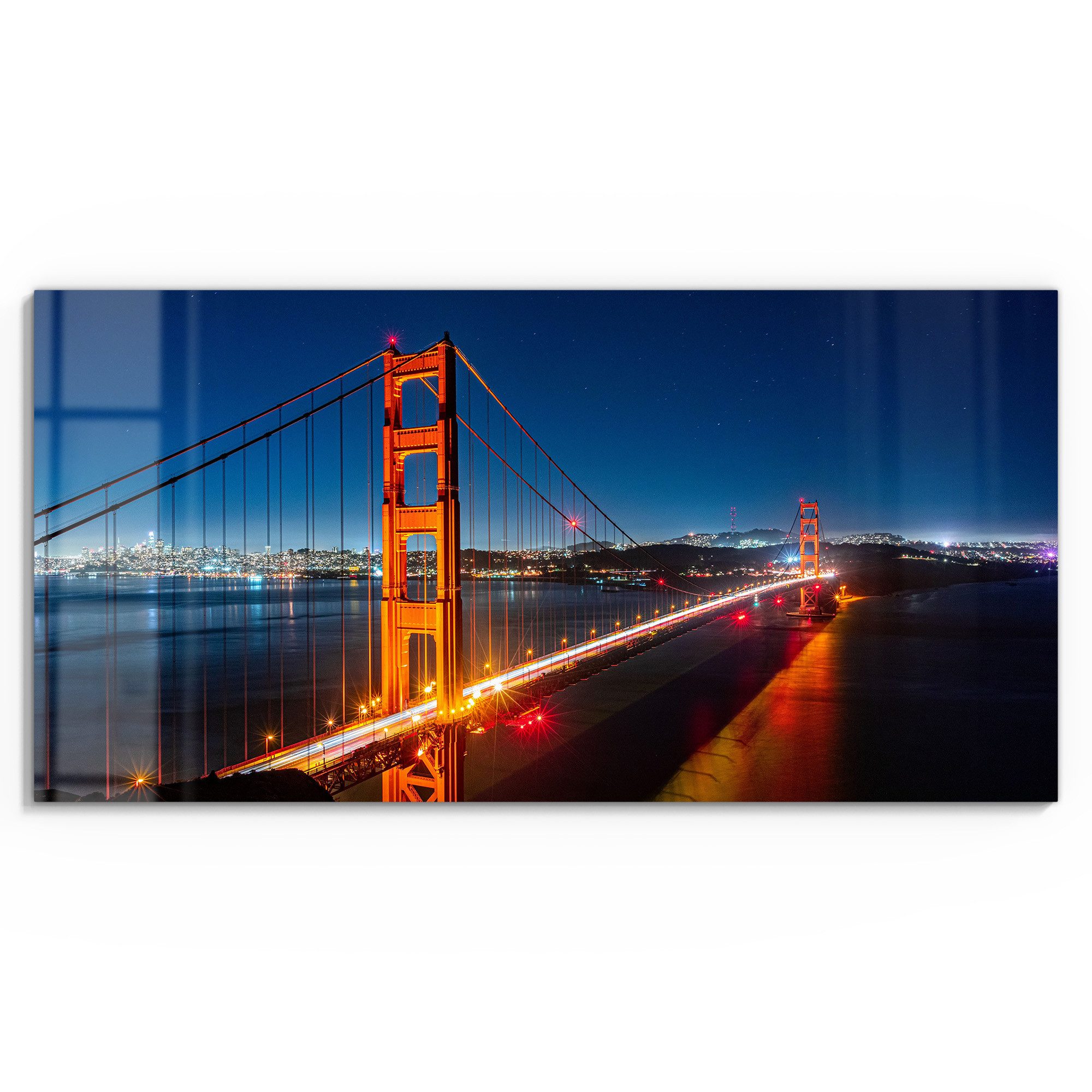 DEQORI Glasbild 'San Francisco bei Nacht', günstig online kaufen
