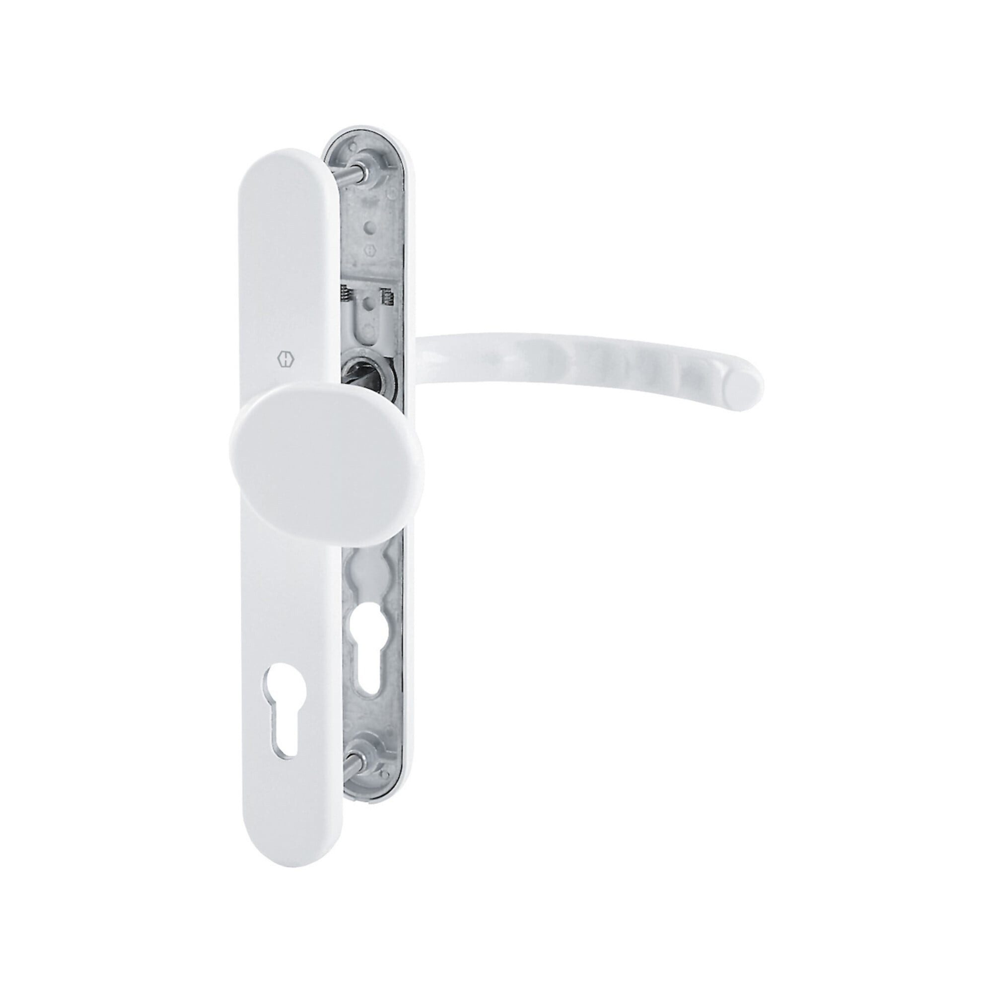 HOPPE Drückergarnitur HOPPE Luxembourg 86G/3357N/1500 ov.,PZ92/8, F9016 TS 87-92