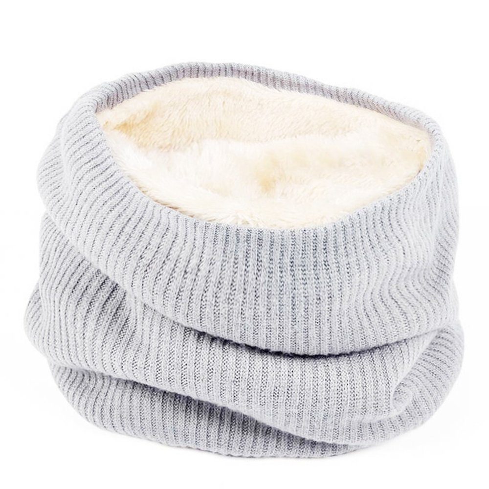 Coonoor Modeschal Fleece Schal Winter Loop Strickschal Schlauchschal, valentinstag geschenk