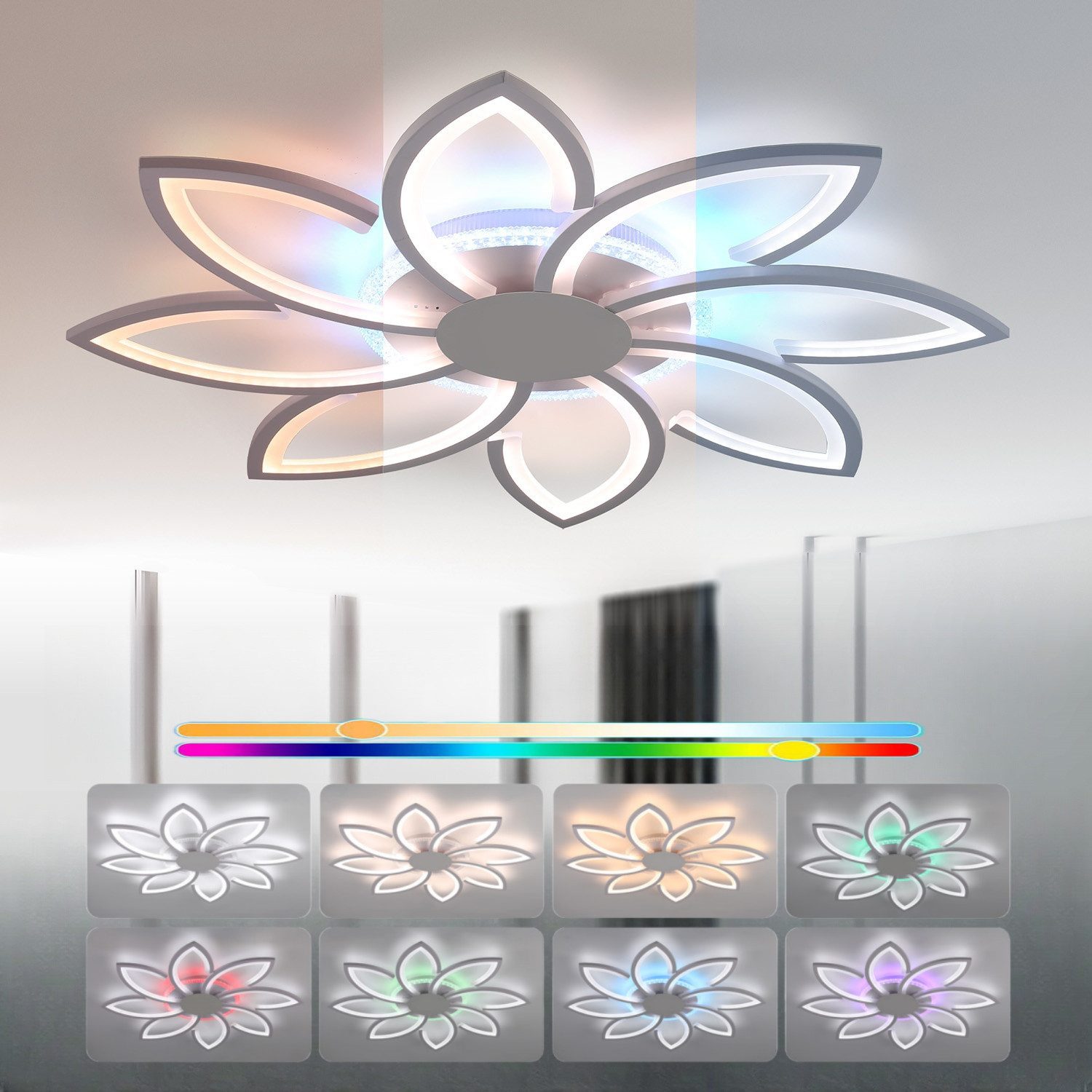 LETGOSPT LED Deckenleuchte 90W LED Deckenlampe günstig online kaufen