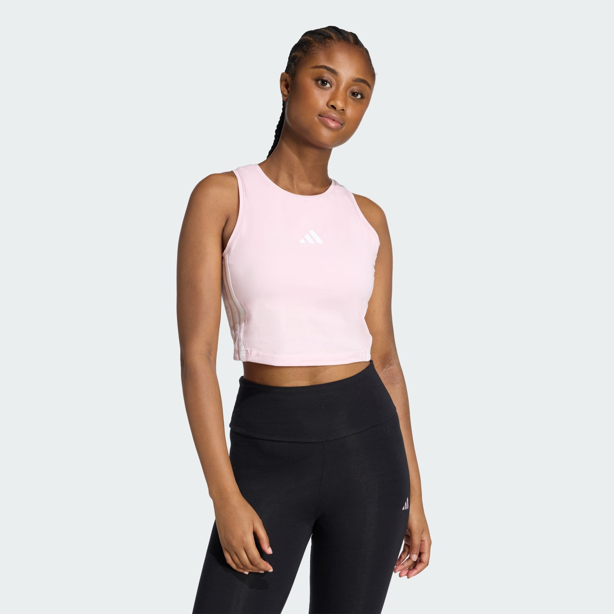 adidas Sportswear Tanktop ESSENTIALS 3-STREIFEN GEPOLSTERTES TANKTOP (1-tlg)