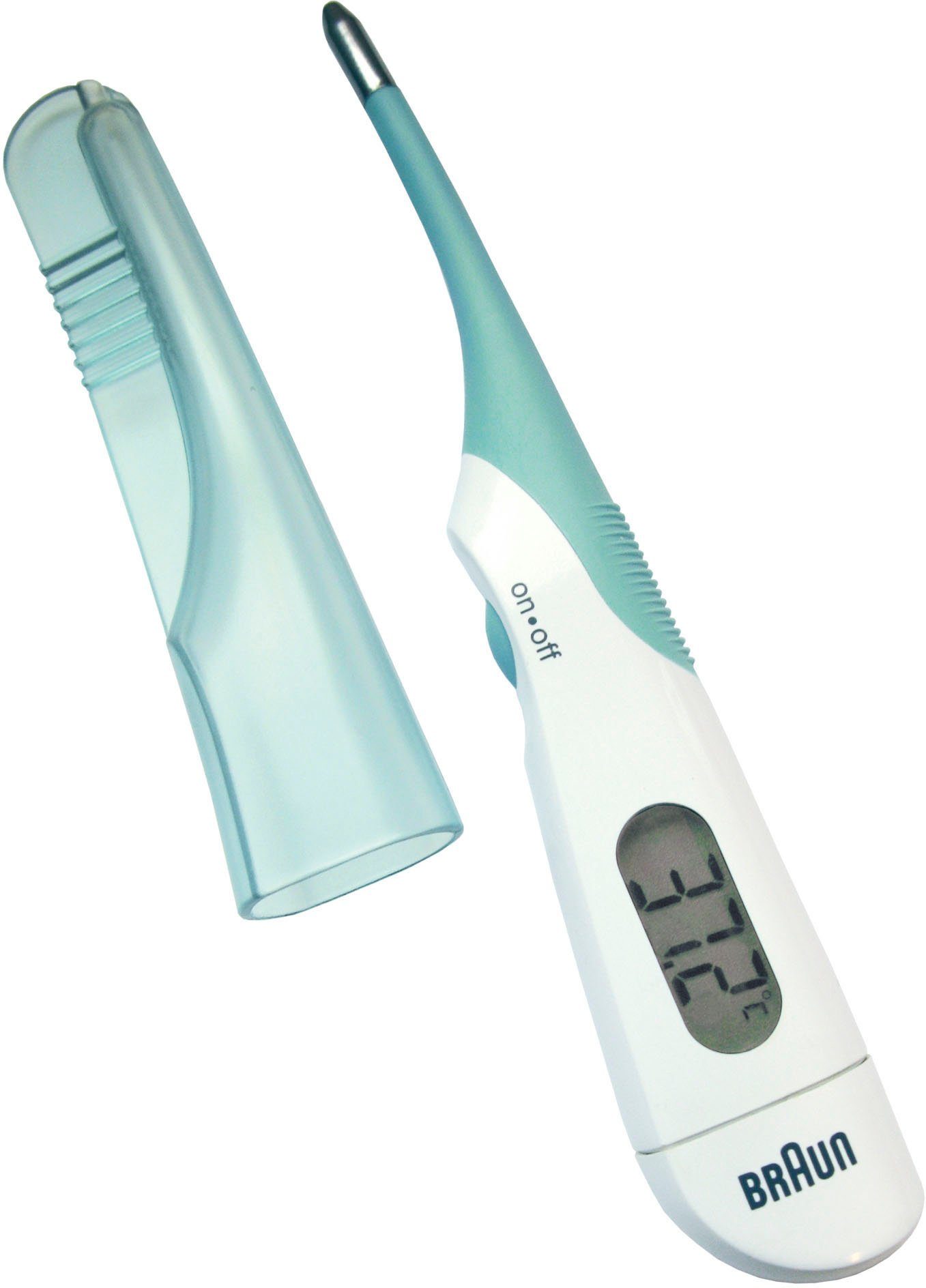 Braun Fieberthermometer Braun Digital-Thermometer, zuverlässig schnell und Genauigkeit PRT extrem 1000, professionelle durch