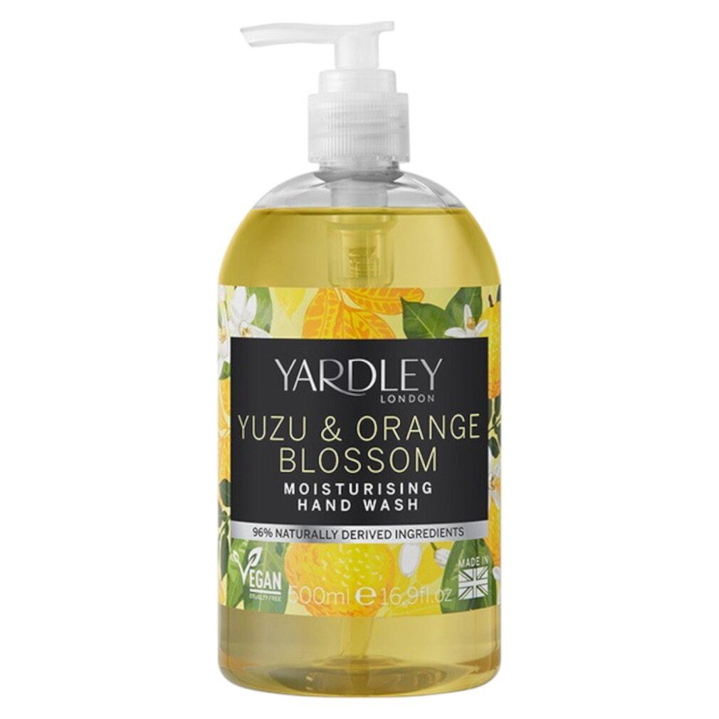 Yardley Handseife Yuzu & Orange Blossom Hand Wash Flüssigseife 500ml
