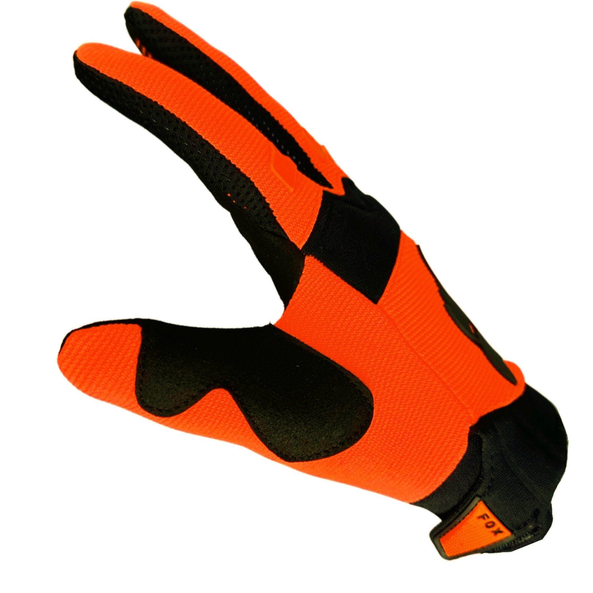 Fox Racing Fahrradhandschuhe Flu Fox Retro Dirtpaw Handschuhe Glove Orange