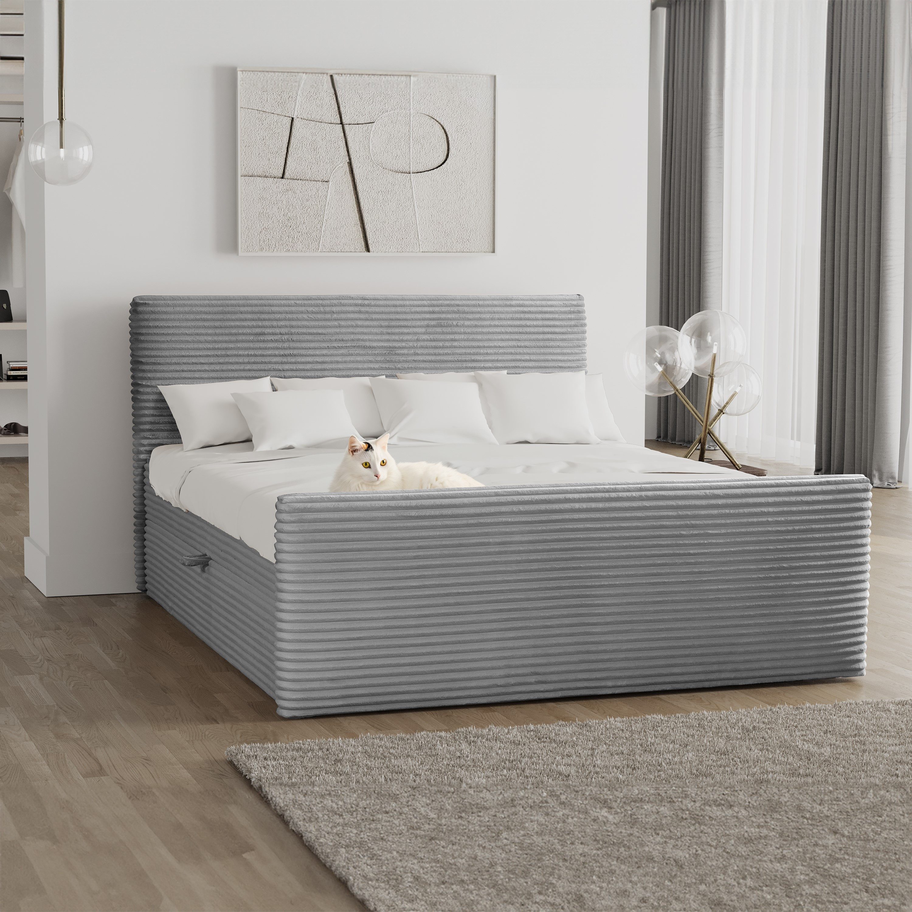 Kaiser Möbel Boxspringbett Trento mit Bettkasten, Topper und Bonellmatratze günstig online kaufen