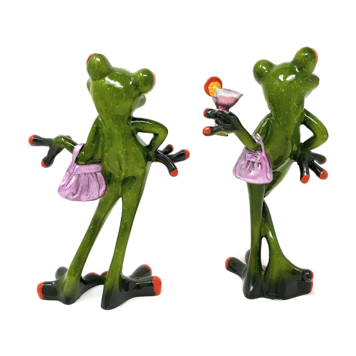 formano Dekofigur Froschhausen, Farbe: Grün, Höhe: 15cm