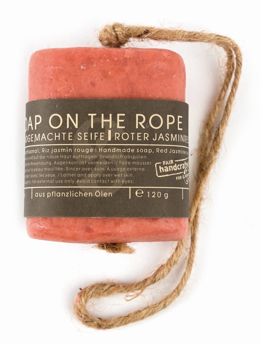 El Puente Handseife Seife "Soap on the rope", Vegan, Handmade