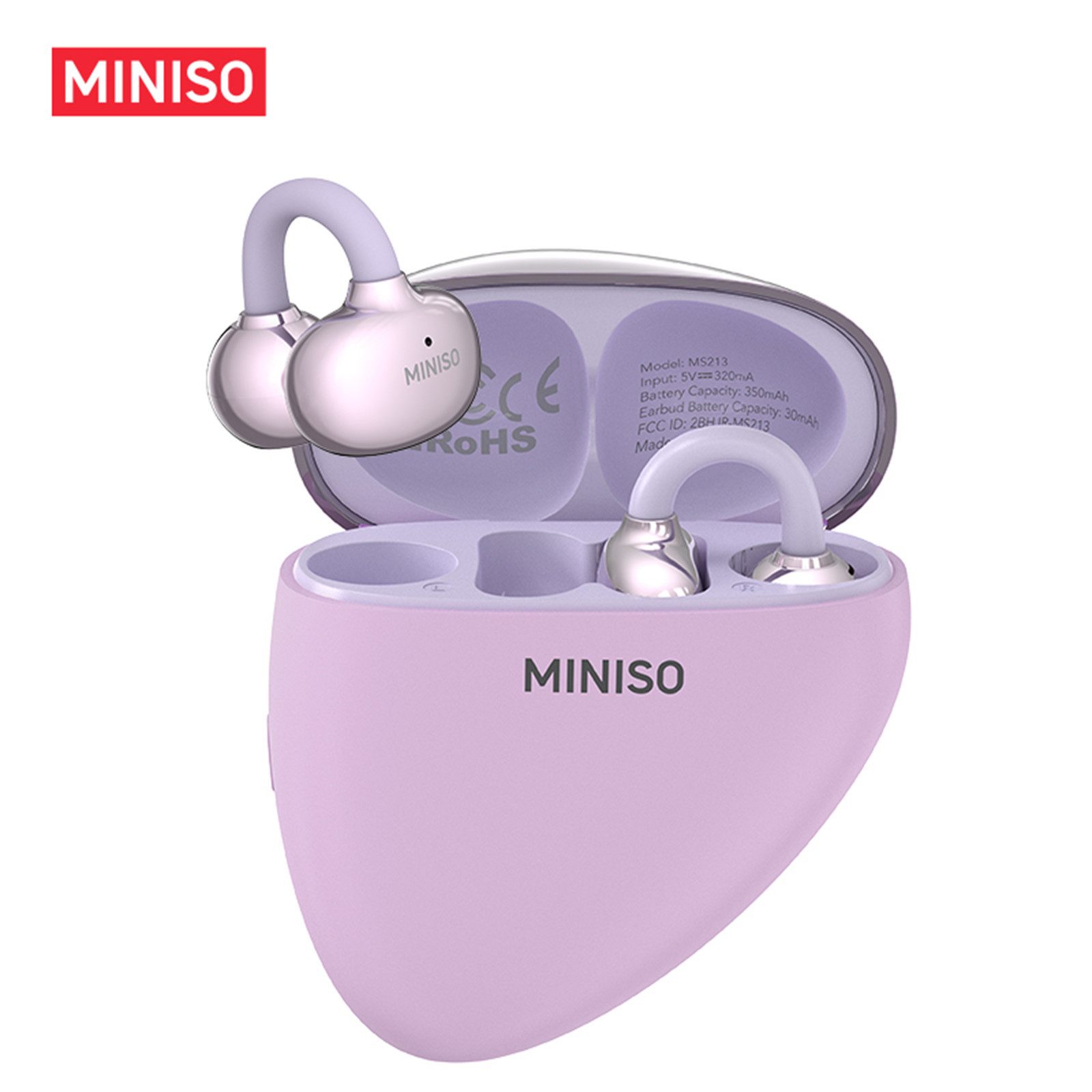 MINISO MINISO MS213 offener Kopfhörer: 134-Sprachen-Übersetzung Bluetooth-Kopfhörer