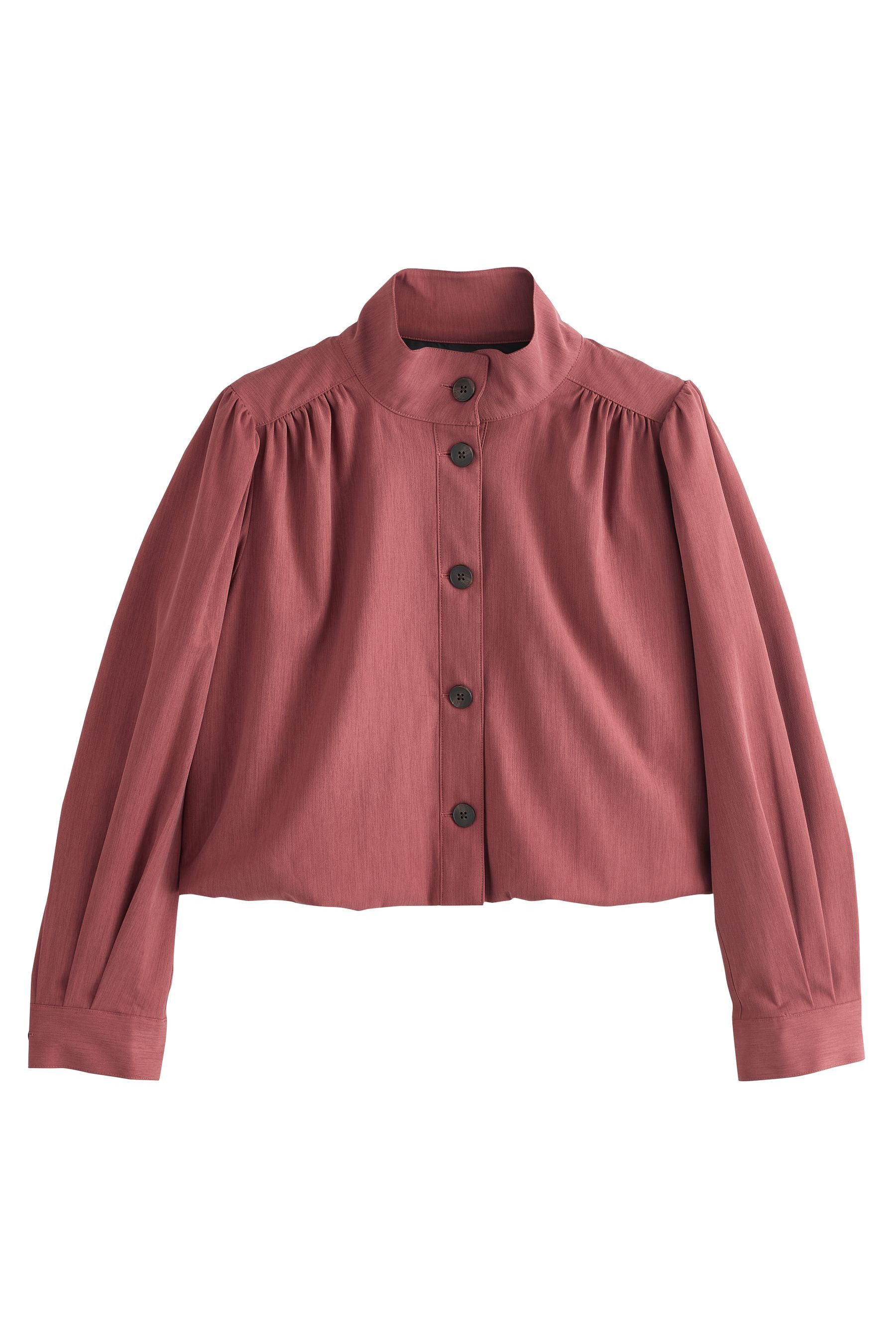 Next Bomberjacke Bomberjacke mit Trichterkragen (1-St)