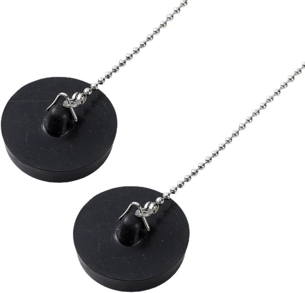 FELIXLEO Waschbeckenstöpsel Universal Stöpsel mit Kette für Waschbecken Spüle, (4 St)