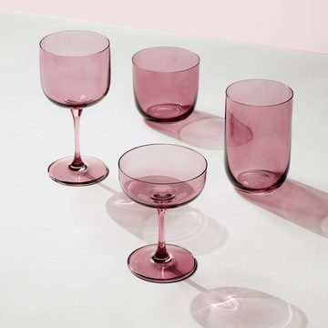 like. by Villeroy & Boch Longdrinkglas Like Glass Longdrinkbecher 385 ml 6er Set, Glas