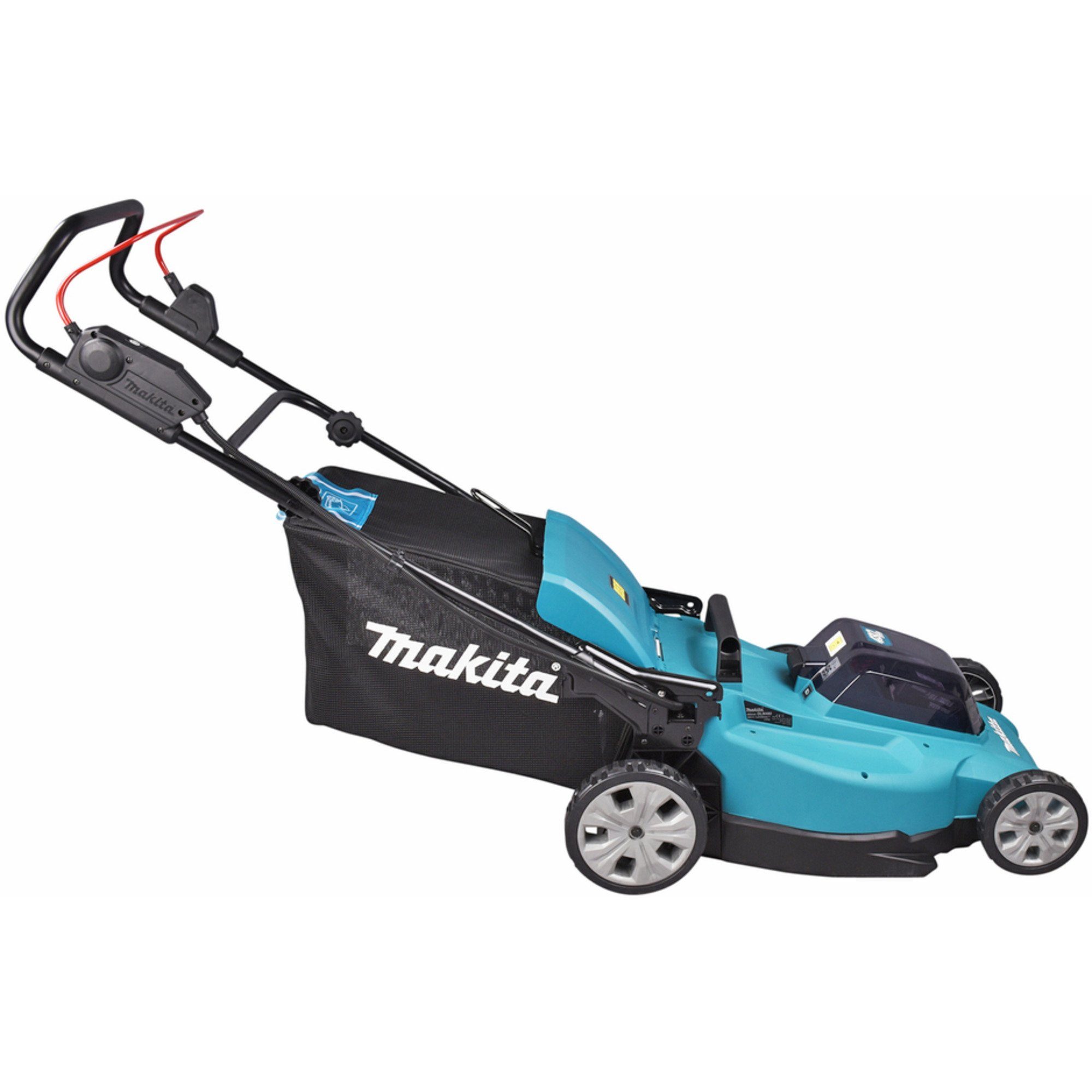 Makita Akkurasenmäher Makita Akku-Rasenmäher DLM480Z, 36Volt (2x18Volt), 48 cm Schnittbreite, (ohne Akku und Ladegerät)