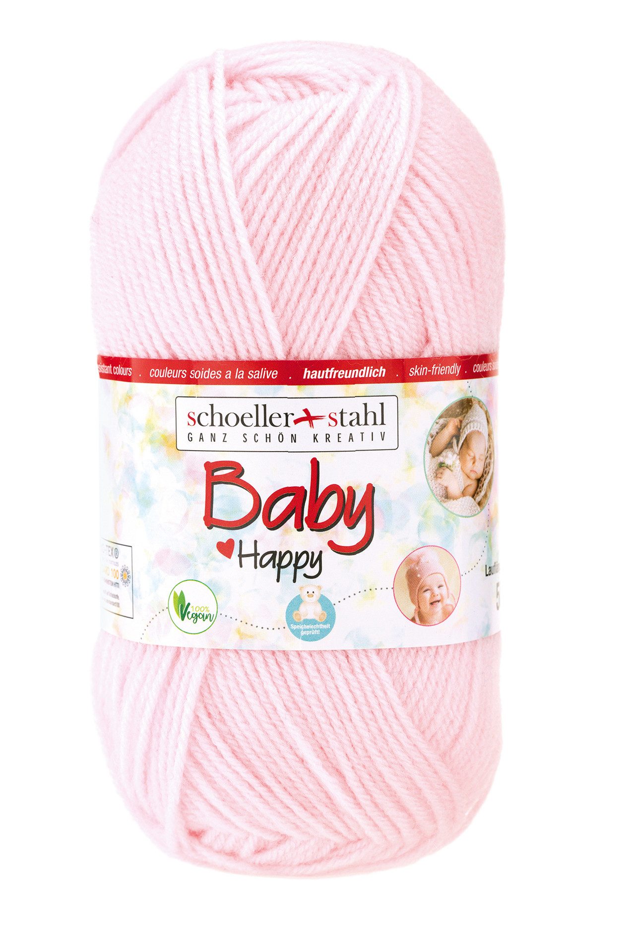 Schoeller + Stahl Baby Happy Häkelwolle, 185 m, weich und pflegeleicht