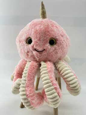soma Kuscheltier Krake Plüsch Spielzeug Octopus Kuscheltier Cartoon Oktopus Rosa 20 cm (1-St), Super weicher Plüsch Stofftier Kuscheltier für Kinder zum spielen