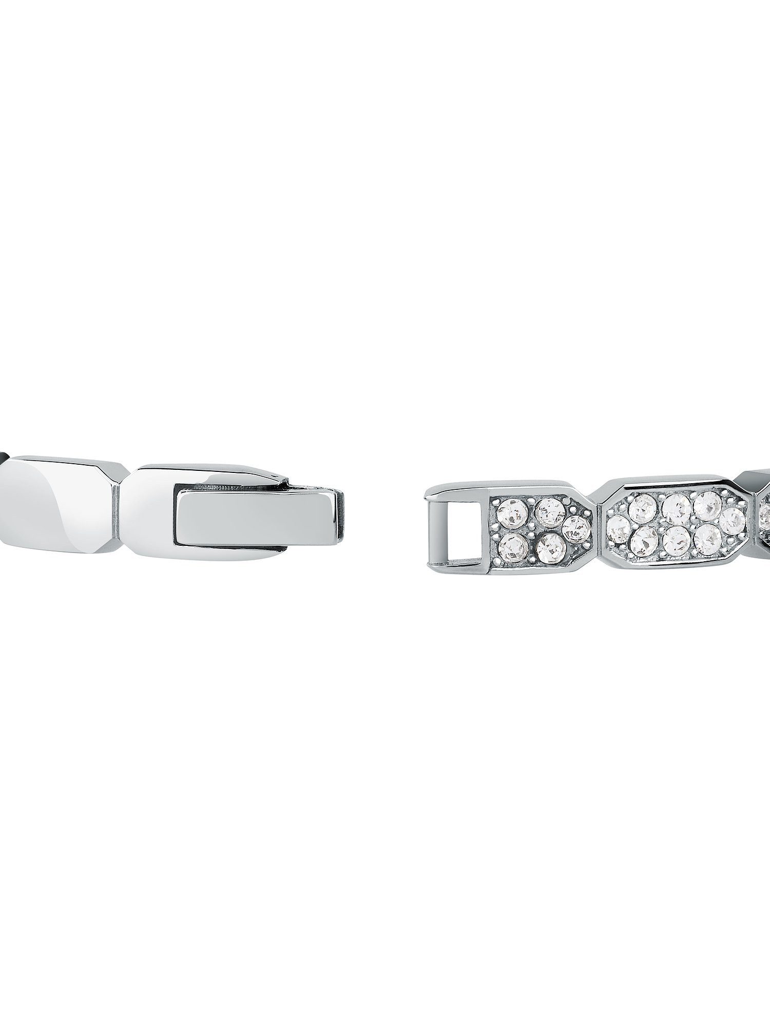 KARL LAGERFELD Armreif Karl Lagerfeld Damen-Armreif Edelstahl Kristall