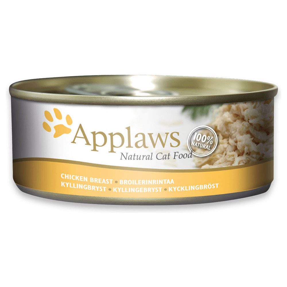 Applaws Hühnchenbrust 156 g - 24 Stück, Nassfutter für: Katze