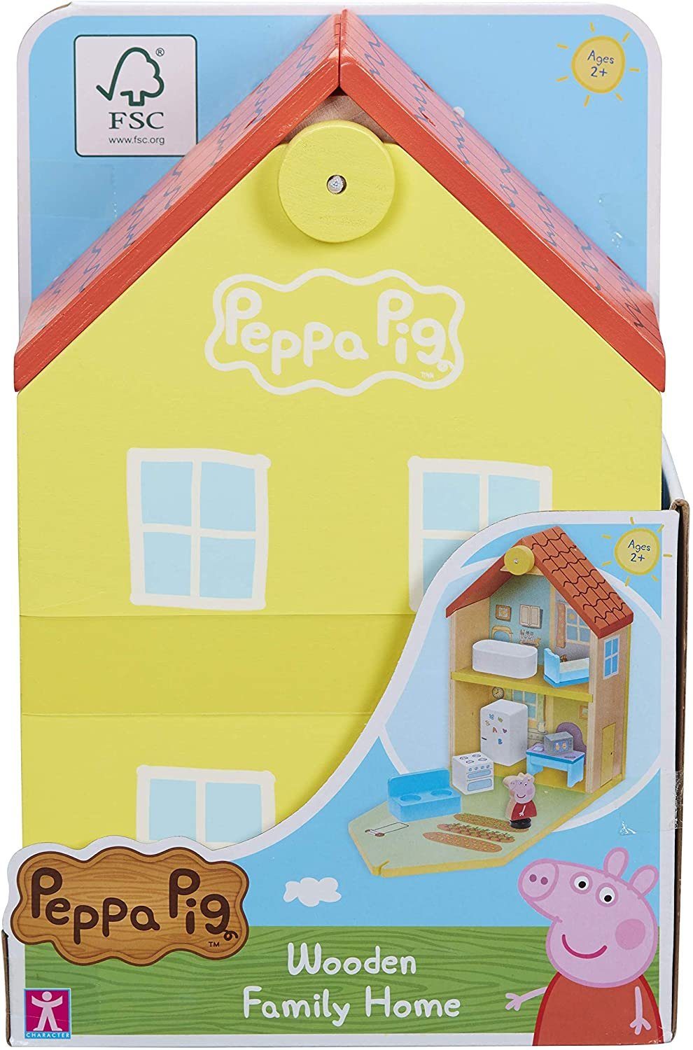 eOne Spielfigur Peppa Wutz Holz Spielzeug - Familienhaus (mit Figuren & Acc günstig online kaufen