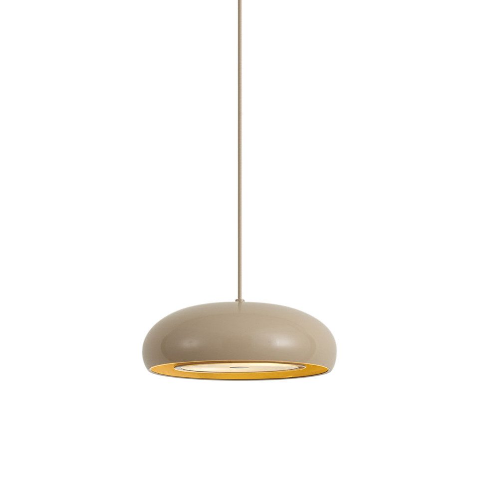Qazqa Pendelleuchte Macaron, ohne Leuchtmittel, Warmweiß, QAZQA Hängeleuchte, e27, Taupe, Stahl, Retro